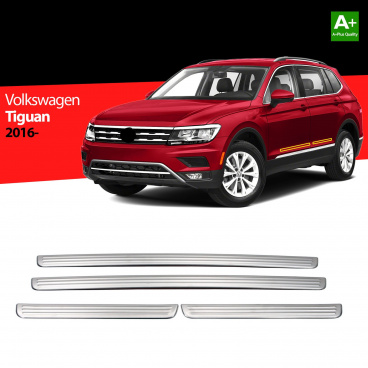 Nerez vnútorné kryty prahov dverí VW Tiguan II 2016+