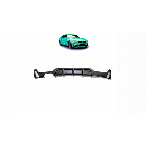 Difúzor BMW 4 F32 F33 F36 Zadný Carbon Look