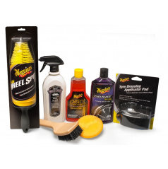 Meguiar 's Wheel & Tire Kit kompletná sada na umývanie a ochranu kolies a pneumatík