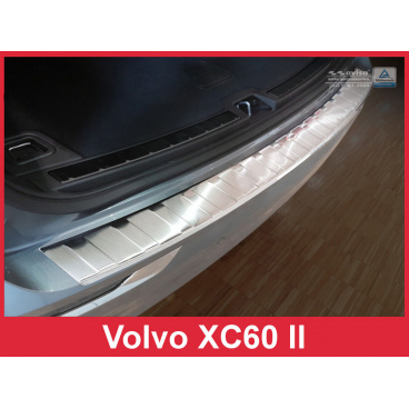 Nerez kryt- ochrana prahu zadného nárazníka Volvo XC60 II 2017+