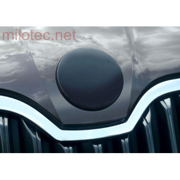 Kryt emblému predný / zadný - čierny lesklý "klavírlak"