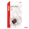 Kolískový spínač s červeným podsvietením 6A 250V AMIO-04439
