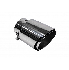 Koncovka tlmiča 101mm vstup 76mm Leštená