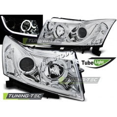 Chevrolet Cruze 2009-12 predné svetlá Tube Light chrome (LPCT07)