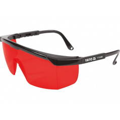 Brýle pro práci s laserem, červené