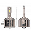 LED autožiarovka XD D2S, D2R 70W 6500K 8600LM (s odporom) 2 ks