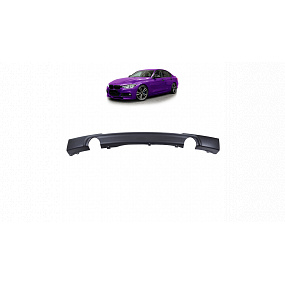 Difúzor BMW 3 F30 F31 Zadný Matná Čierna