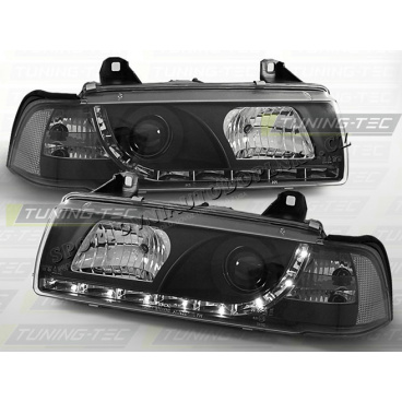 BMW E36 90-99 Devil Eyes black (LPBM52) - sedan, compact, touring