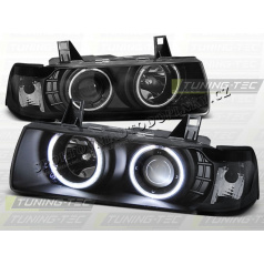 BMW E36 90-99 Angel Eyes black (LPBM70) - coupe, cabrio