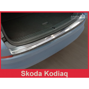 Nerez kryt- ochrana prahu zadného nárazníka Škoda Kodiaq 2016+