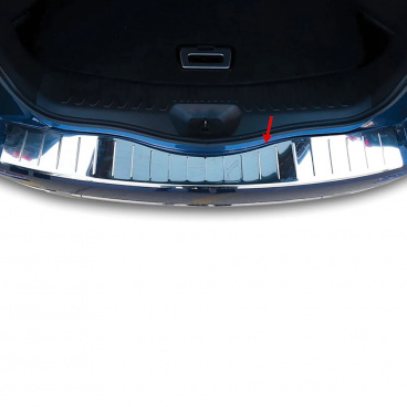 Nerez leštený kryt hornej hrany zadného nárazníka Renault Koleos 2017+ Nerez leštený kryt hornej hrany zadného nárazníka Renault Koleos 2017+