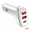 Autonabíjačka 2x USB-A + USB-C 38W