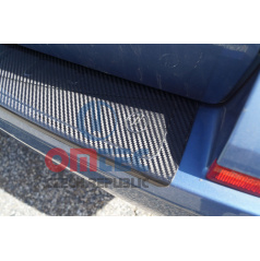 VW T6 - ochranný panel zadného nárazníka z pravého karbónu - Omtec