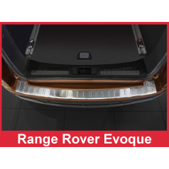 Nerez kryt-ochrana prahu zadného nárazníka Land Rover Evoque 2011+