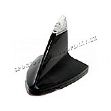 Imitácia antény Shark Fin čierna s LED modrou diódou Imitácia antény Shark Fin čierna s LED modrou diódou