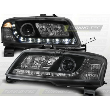 Fiat Stilo 2001-08 Predné číre svetlá daylight LED black (LPFI12)