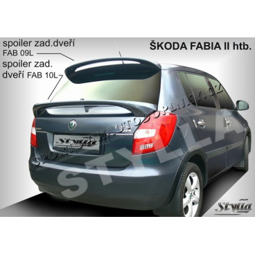 Škoda Fabia II combi spoiler zadných dverí horný FAB11L