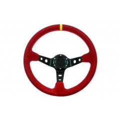 Športový volant WRC Rally II červený 350 mm