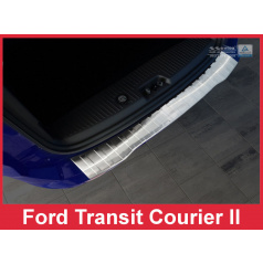 Nerez kryt- ochrana prahu zadného nárazníka Ford Transit Courier II 2014-16