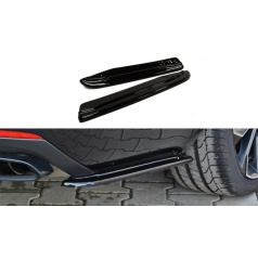 Bočné difúzory pod zadný nárazník pre Škoda Octavia RS Mk3, Maxton Design (Carbon-Look)