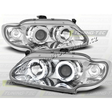 RENAULT MEGANE/SCENIC 1996-99 PŘEDNÍ ČÍRÁ SVĚTLA ANGEL EYES CHROME RENAULT MEGANE/SCENIC 1996-99 PŘEDNÍ ČÍRÁ SVĚTLA ANGEL EYES CHROME