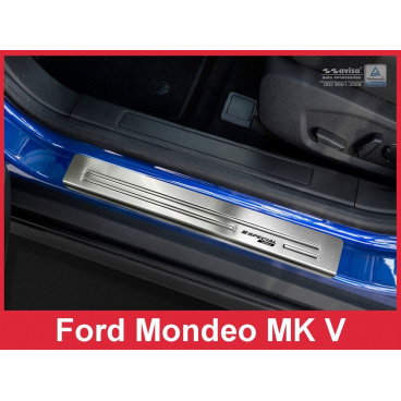 Nerez ochranné lišty prahu dverí 4ks Špeciálna edícia Ford Mondeo MK5 kombi 2014-16