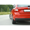 Bočné difúzory pod zadný nárazník pre Škoda Rapid, Maxton Design (čierny lesklý plast ABS)