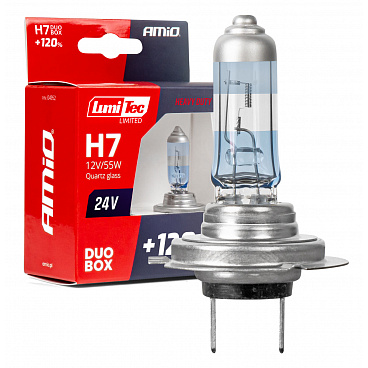 Halogénové žiarovky H7 24V 70W PX26d LumiTec LIMITED +120% DUO Halogénové žiarovky H7 24V 70W PX26d LumiTec LIMITED +120% DUO