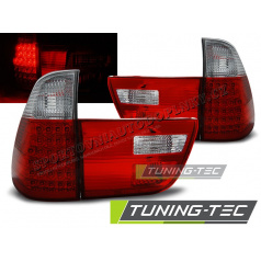 BMW X5 E53 09.1999-06 zadné lampy red white LED (LDBMA3)