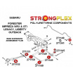 Subaru Legacy do 2006 BD BG StrongFlex sestava silentbloků jen pro zadní nápravu 18 ks