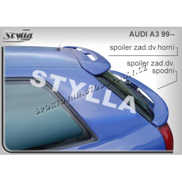 Audi A3 krídlo zadných dverí horné (EÚ homologácia) Audi A3 krídlo zadných dverí horné (EÚ homologácia)