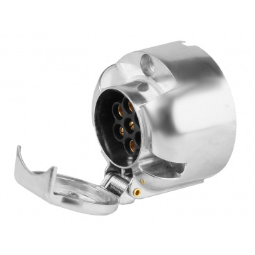 Zásuvka pre ťažné zariadenie automobilu 7 pólov (kovová) Zásuvka pre ťažné zariadenie automobilu 7 pólov (kovová)