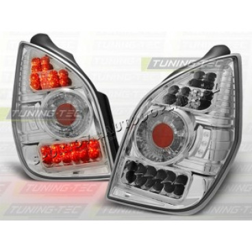 Citroen C2 2003-10 zadné LED lampy chróm