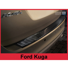 Nerez kryt- čierna ochrana prahu zadného nárazníka Ford Kuga I 2008-12