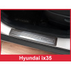 Nerez kryt- zostava-ochrana prahu zadného nárazníka + ochranné lišty prahu dverí Hyundai IX35 2010-16
