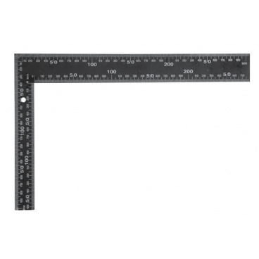 Úhelník truhlářský 300 x 200 mm černý Úhelník truhlářský 300 x 200 mm černý