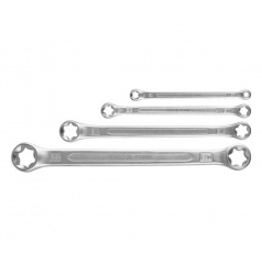 Sada klíčů očkových 4ks TORX E6xE24