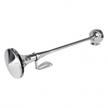 Klakson fanfára zvukový signál chróm 620 mm 12V 24V LowTone AMIO-04078