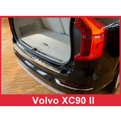 Nerez kryt- ochrana prahu zadného nárazníka Volvo XC90 II 2015+