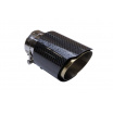 Koncovka tlmiča 114mm vstup 70mm Carbon Gloss