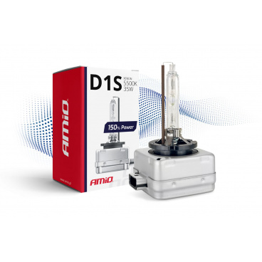 Xenónová žiarovka výbojka xenón D1S 5500K AMiO 150% POWER