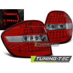 Mercedes M-klasa W164 2005-08 zadní lampy red white LED