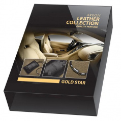 Luxusný 100% kožený voňavý balíček Gold Star