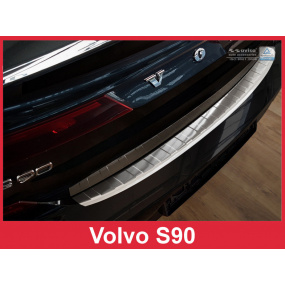 Nerez kryt- ochrana prahu zadného nárazníka Volvo S90 2016+