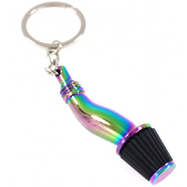 Kovový prívesok na kľúče športové sanie