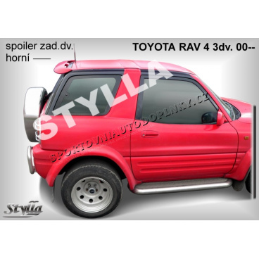 TOYOTA RAV 4 3D 2002+ spojler chrbta. dverí hornej TOYOTA RAV 4 3D 2002+ spojler chrbta. dverí hornej