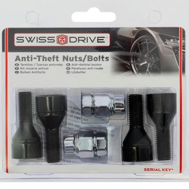 BUTZI pojistné šrouby (2 bezpečnostní ořechy) M12X1,25 černé s uchycením do kužele BUTZI pojistné šrouby (2 bezpečnostní ořechy) M12X1,25 černé s uchycením do kužele