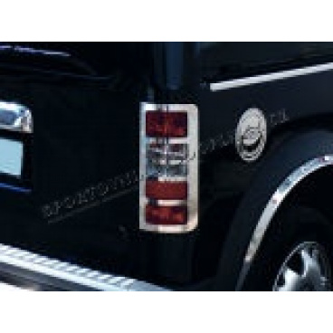 Ford Connect - nerez chróm kryty zadných svetiel Omsa