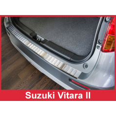 Nerez kryt- ochrana prahu zadného nárazníka Suzuki Vitara II 2015+