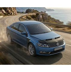 Čierny ochranný poťah prednej časti kapoty VW Passat B8 2015–2019